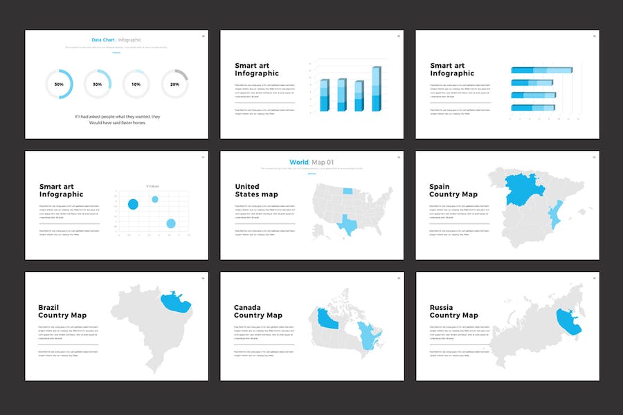 极简高级感通用商务汇报PPT模板 - PPT派