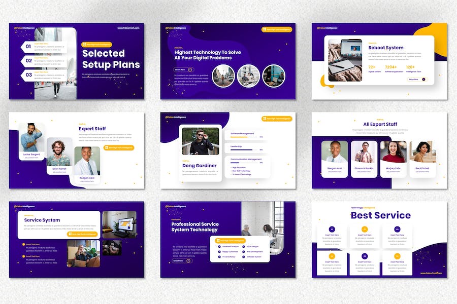 科技技术创新应用讲述Keynote模板 - PPT派