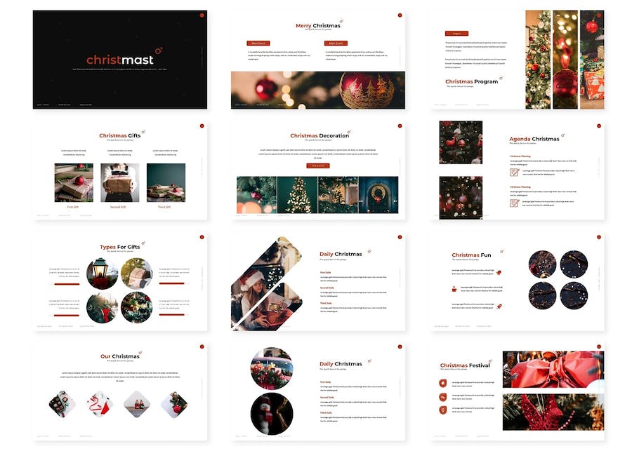 圣诞节品牌推广营销方案PPT模板 - PPT派