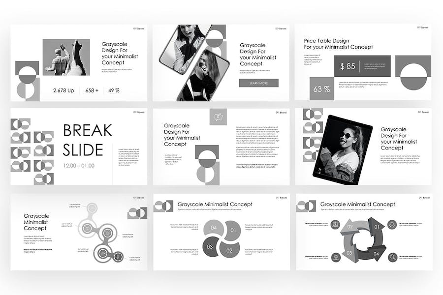 时尚商务企业品牌推广PPT模板 - PPT派