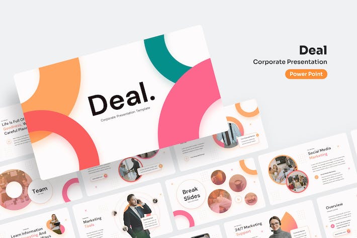 商务交易企业合作洽谈方案PPT模板 - PPT派