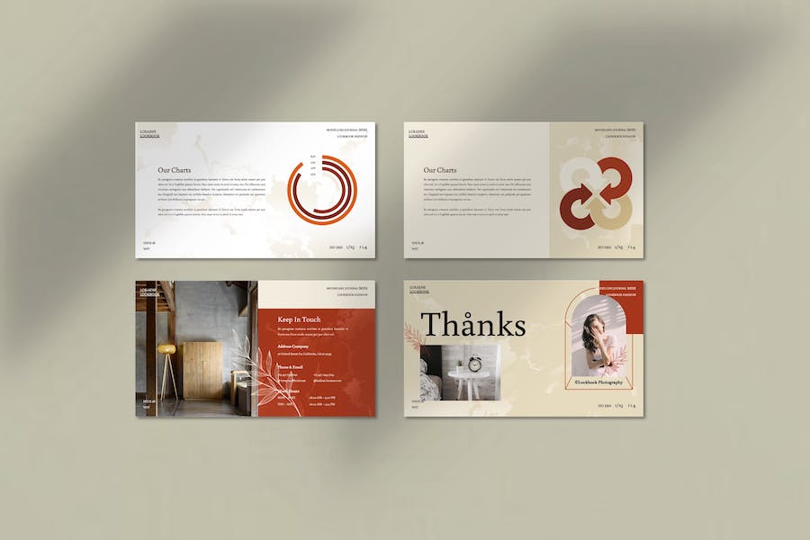 建筑室内设计3D建模展示Keynote模板 - PPT派