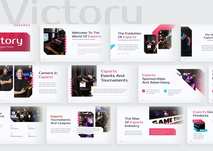 电子竞技体育比赛赛事宣传Keynote模板 - PPT派