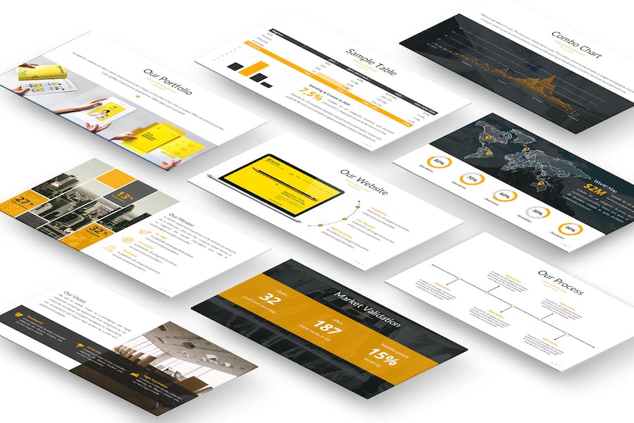 通用商务演讲工作汇报多场景PPT模板 - PPT派