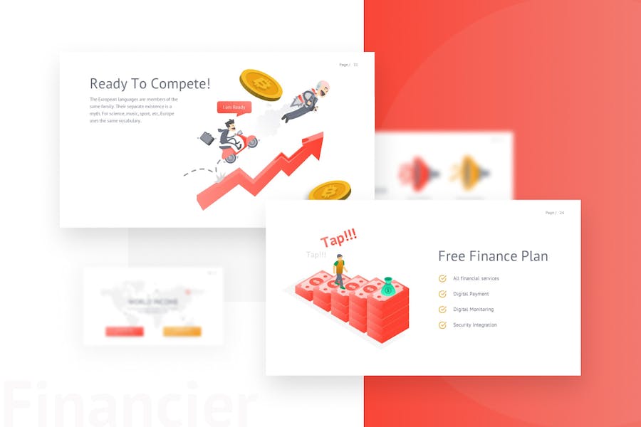 Financier-finance-professional-powerpoint-template - PPT派