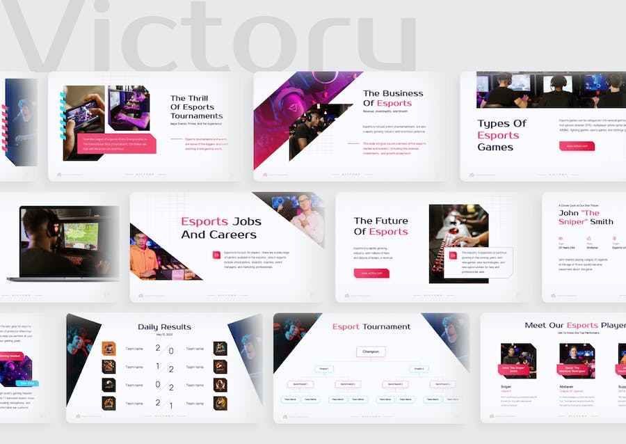 电子竞技体育比赛赛事宣传Keynote模板 - PPT派