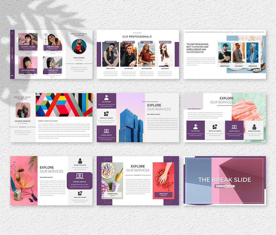 创意型商务项目路演展示PowerPoint模板 - PPT派