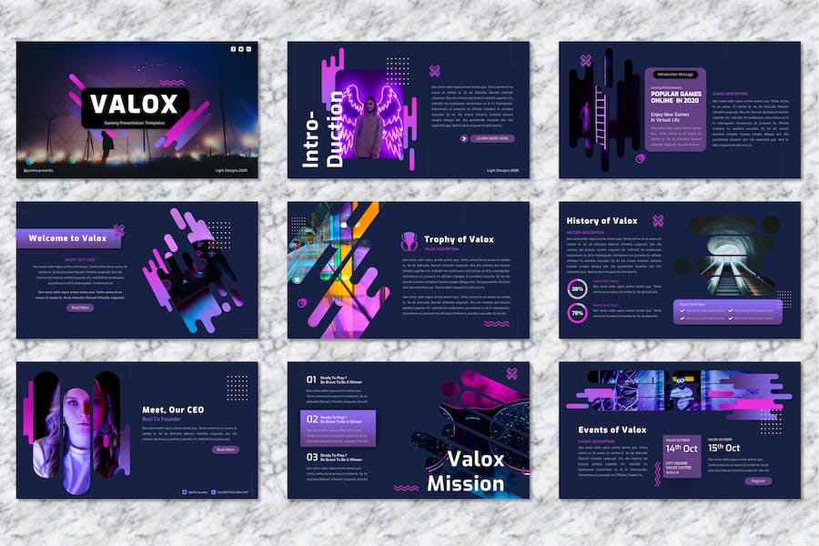 游戏行业商务发展方案Keynote模板 - PPT派