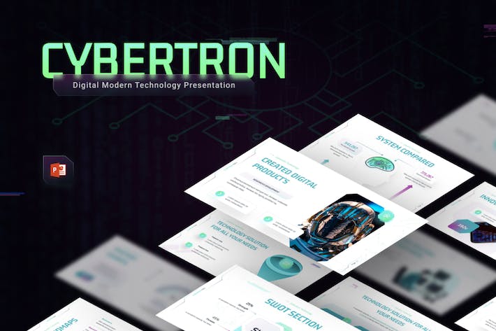 Cybertron-modern-technology-powerpoint-template- PPT派