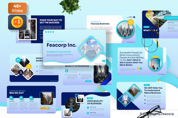 企业公司讲述展示推介方案PPT模板 - PPT派