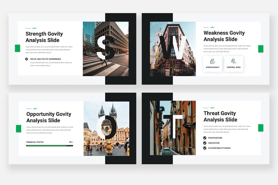 政府城市职能部门报告PPT模板 - PPT派