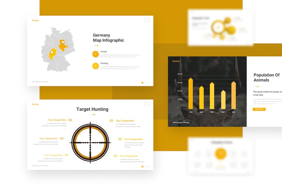Huntse-Safe-Hunting-PowerPoint-模板 - PPT派
