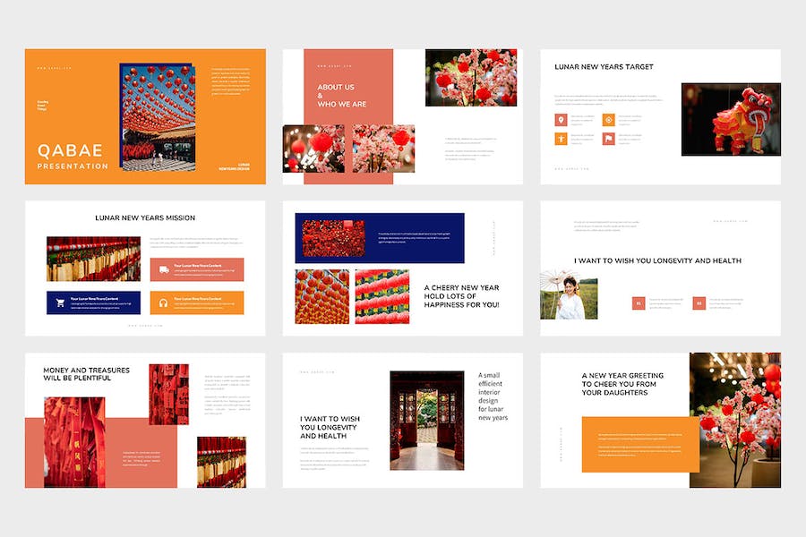 中国农历新年文化习俗国际传播推广PPT模板 - PPT派