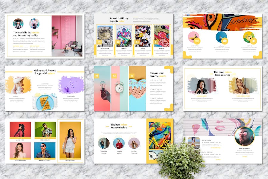 创意商务品牌推广方案Keynote模板 - PPT派