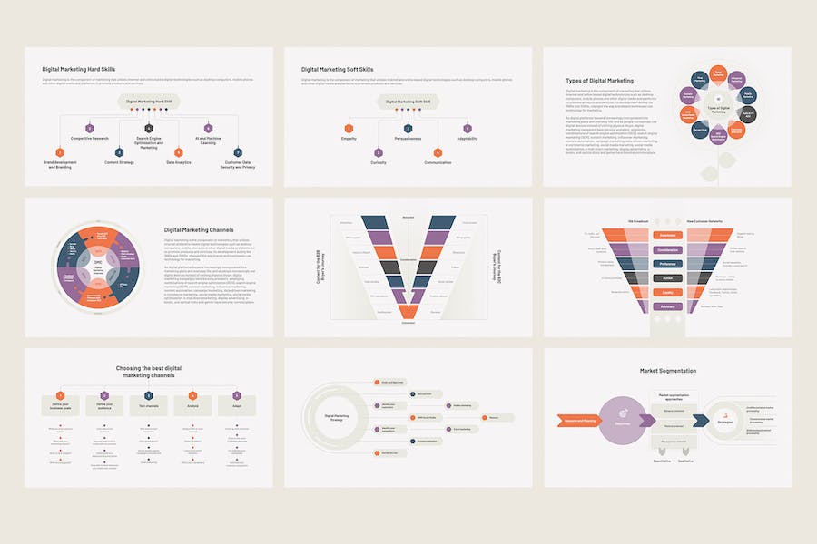 数字营销推广方案Keynote模板 - PPT派