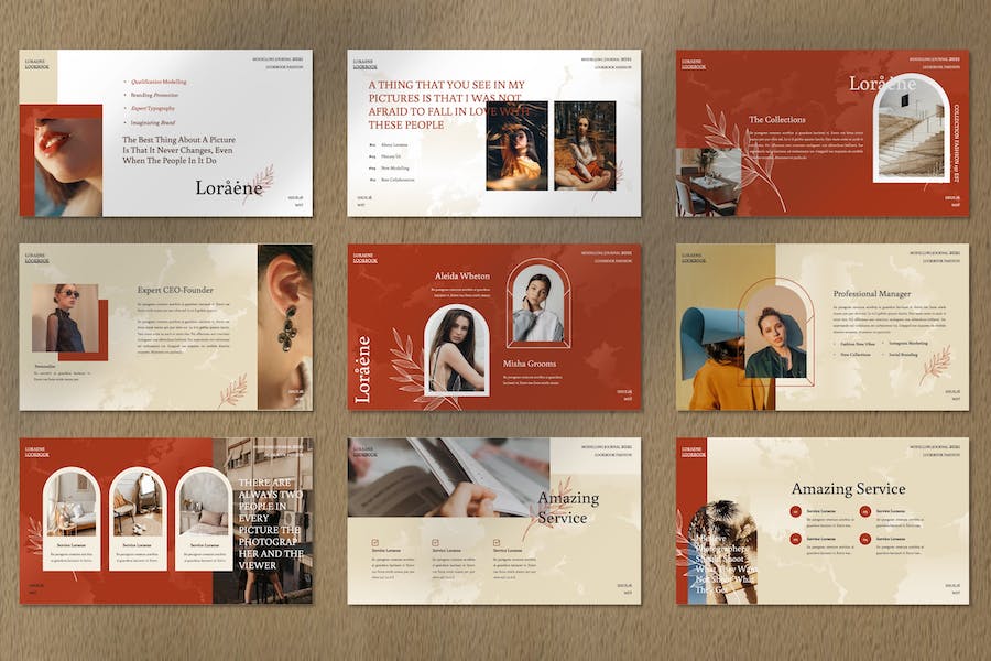 建筑室内设计3D建模展示Keynote模板 - PPT派