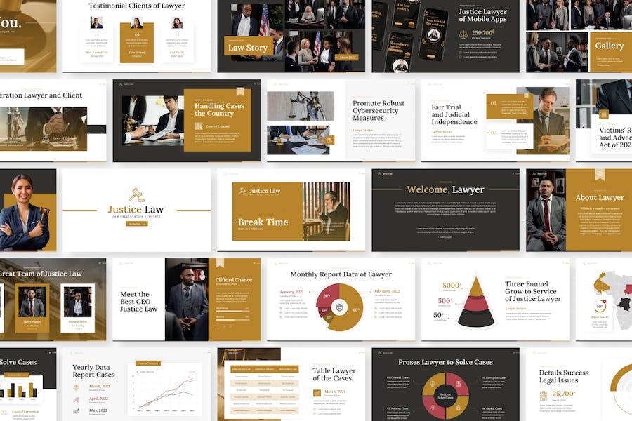 法律司法知识教育宣传PPT模板 - PPT派