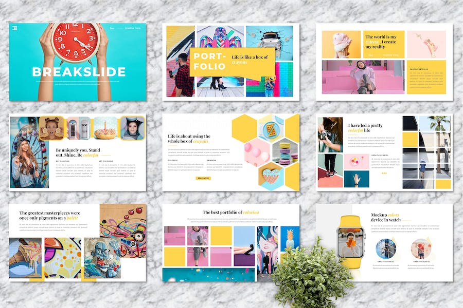 创意商务品牌推广方案Keynote模板 - PPT派