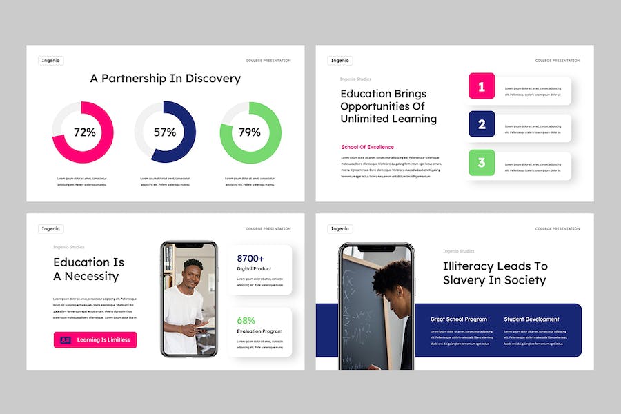 创新教育培训课程教学方法Keynote模板 - PPT派
