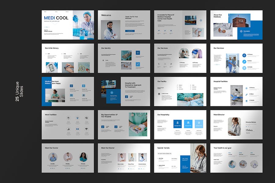 医疗健康咨询服务推介PPT模板 - PPT派