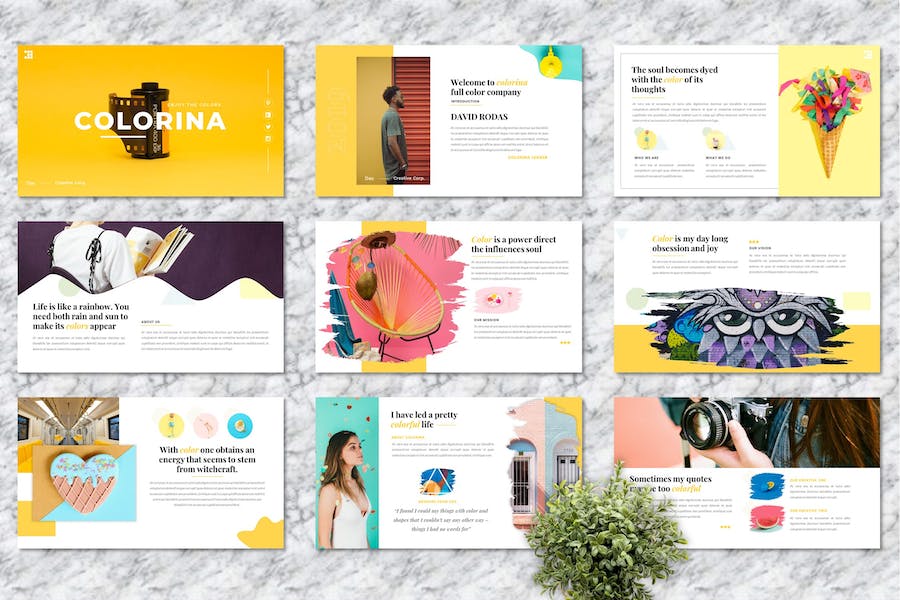 创意商务品牌推广方案Keynote模板 - PPT派