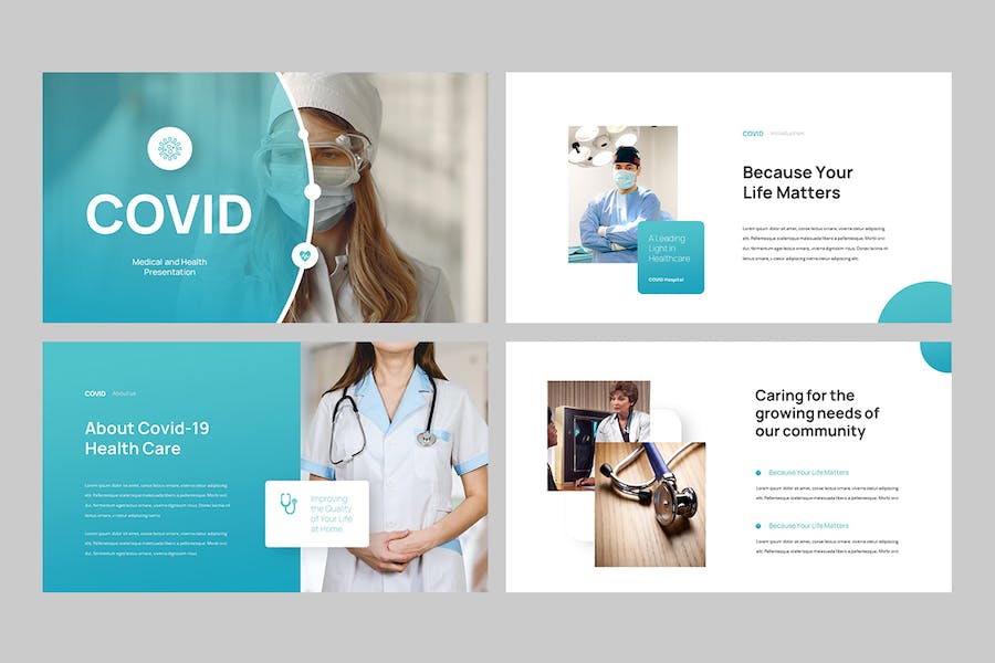 医疗健康知识宣传方案PPT模板 Retry - PPT派