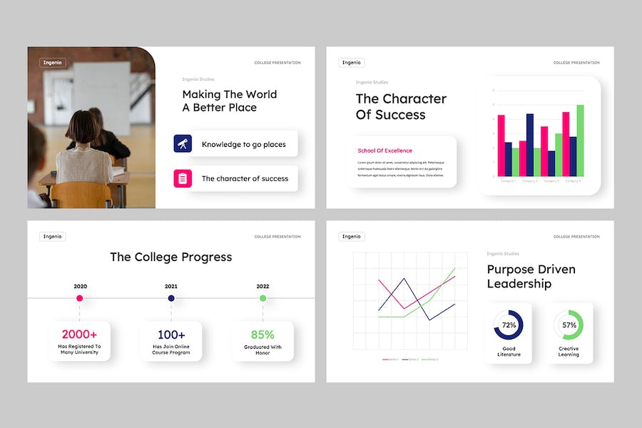 创新教育培训课程教学方法Keynote模板 - PPT派