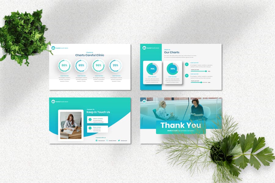 医疗护理健康知识Keynote模板 - PPT派