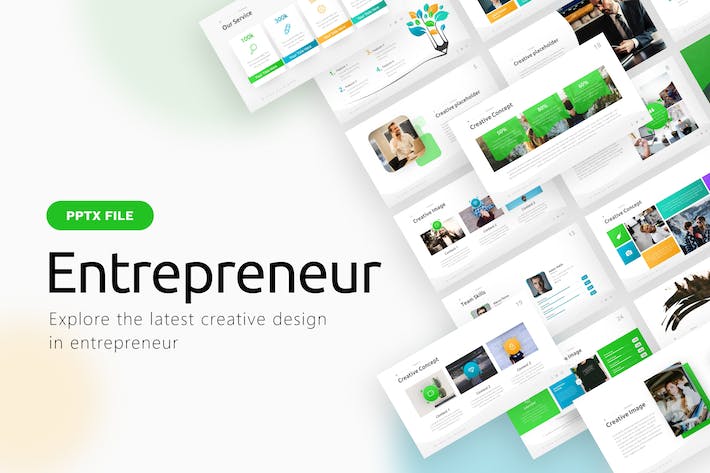 Entrepreneur-creative-business-powerpoint-template - PPT派