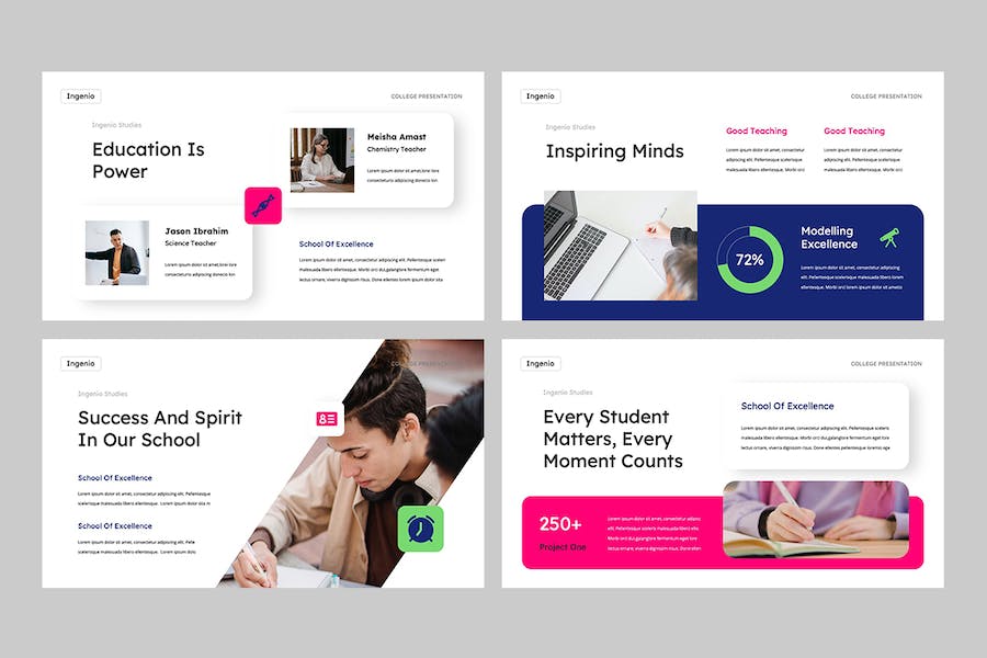 创新教育培训课程教学方法Keynote模板 - PPT派