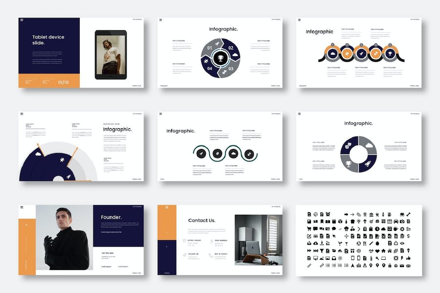 商务服务运营管理方案Keynote模板 - PPT派