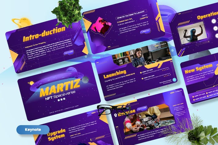 创意设计项目介绍方案Keynote模板 Retry - PPT派