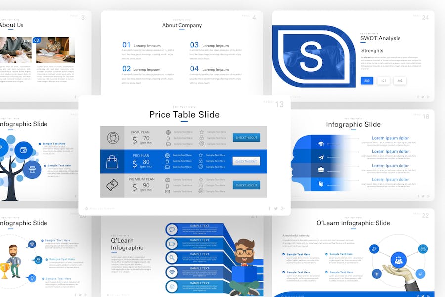 Qlearn-education-keynote-presentation-template - PPT派