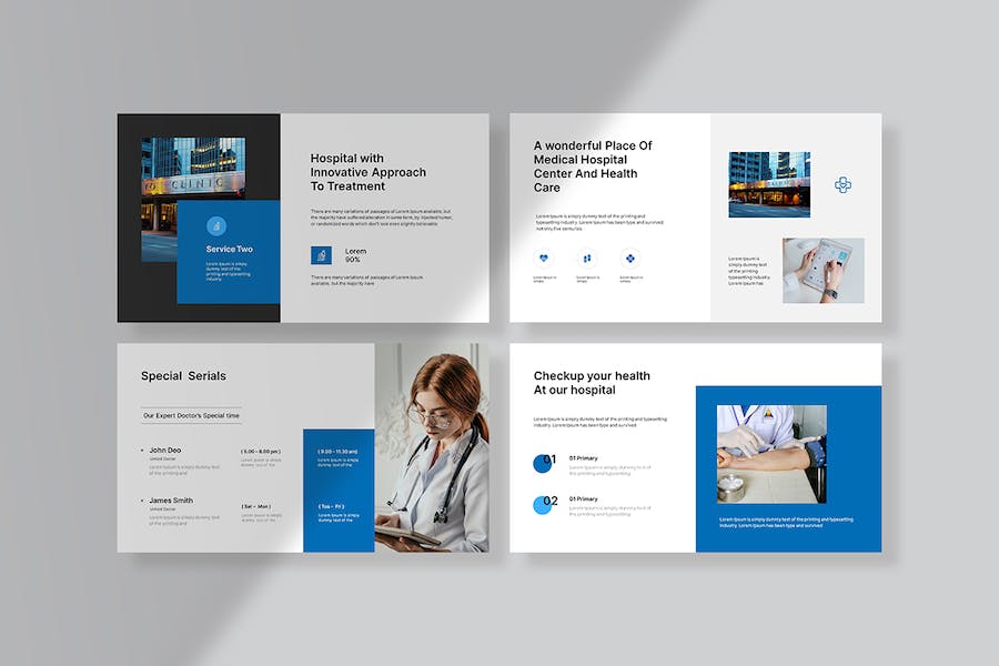 医疗健康咨询服务推介PPT模板 - PPT派