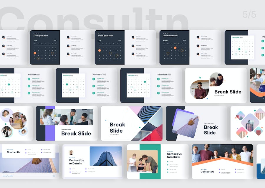 咨询服务多用途通用方案PPT模板 - PPT派
