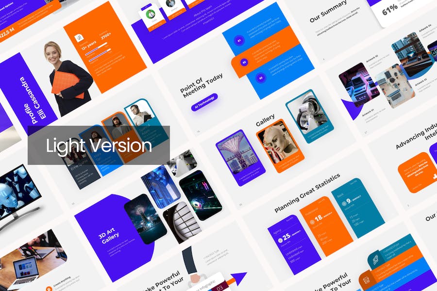 人工智能AI技术讲述展示应用方案Keynote模板 - PPT派