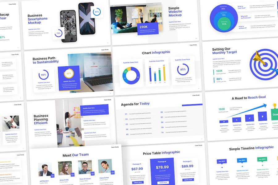 商业案例研究分析方案Keynote模板 - PPT派