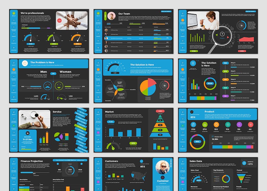 投资融资路演商业计划书PPT模板 - PPT派