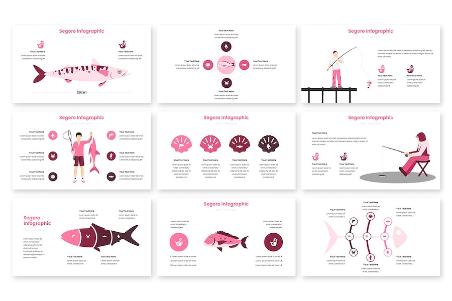 数据分析分部展示信息图形Keynote模板 - PPT派