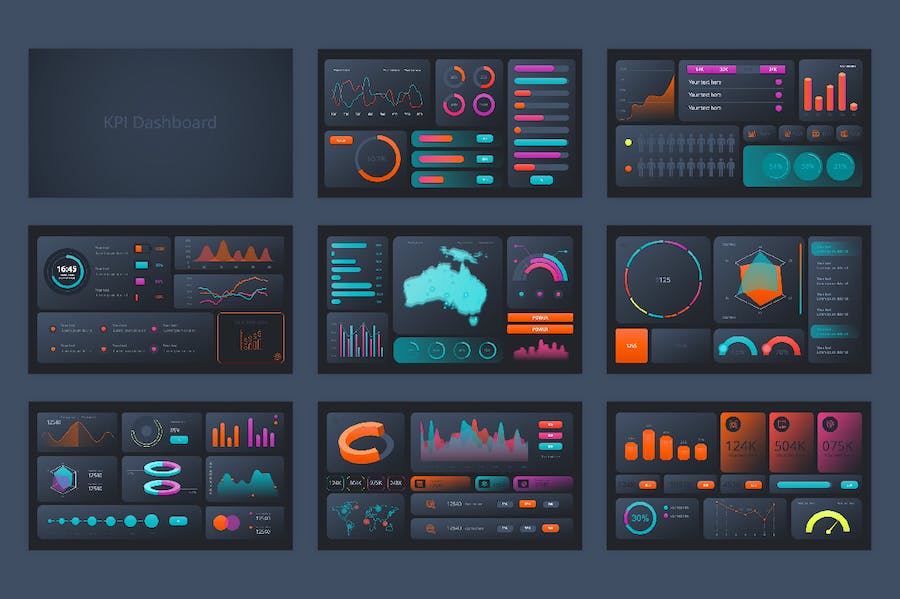 KPI关键绩效指标数据分析展示PPT模板 - PPT派