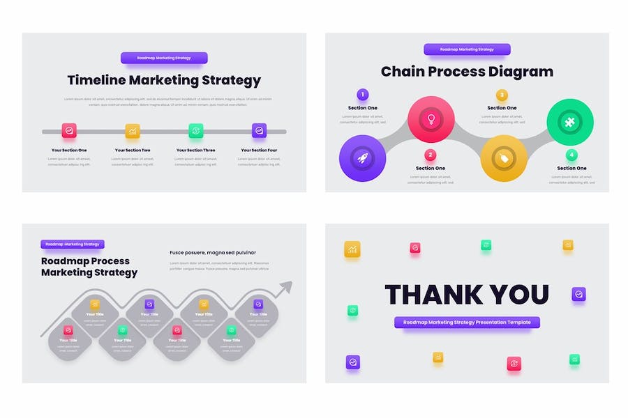 营销推广策略计划方案PPT模板 - PPT派