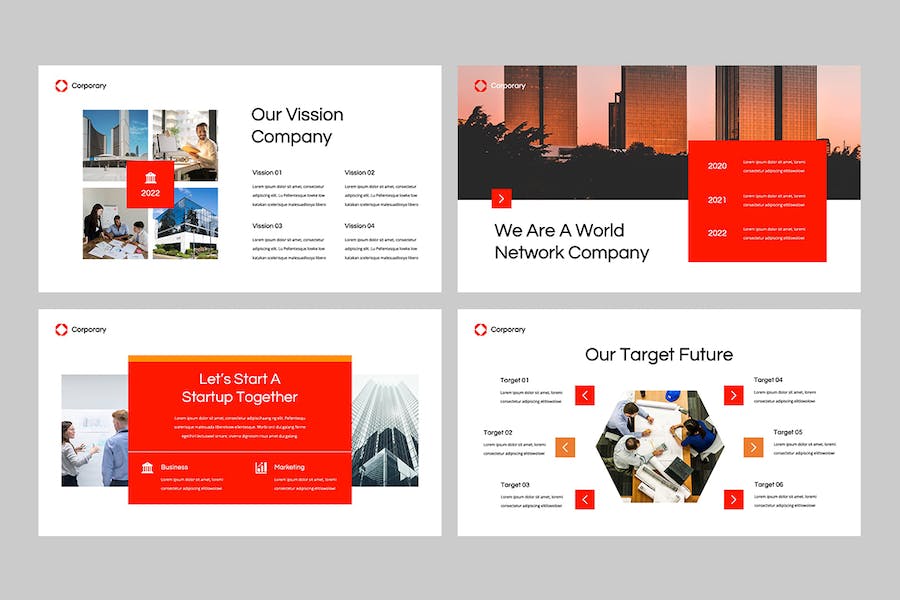 企业核心业务主旨Keynote演示模板 - PPT派