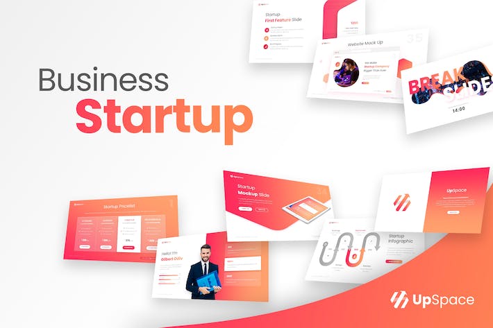 Upspace-business-startup-powerpoint-presentation-t- PPT派