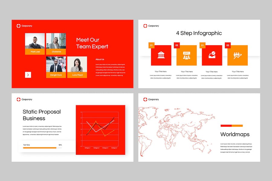 企业核心业务主旨Keynote演示模板 - PPT派