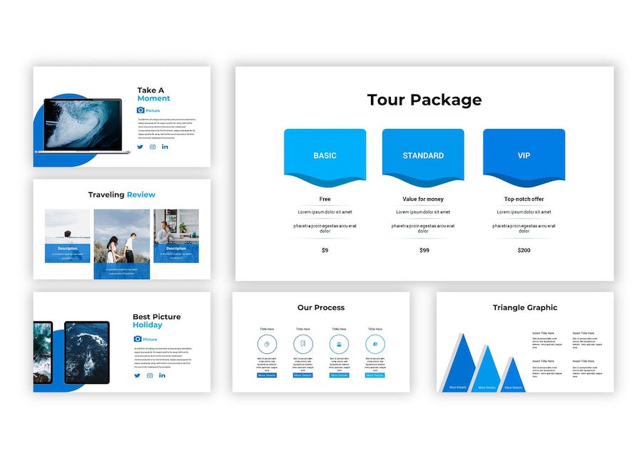 旅游海洋讲述展示区域特色介绍Keynote模板 - PPT派