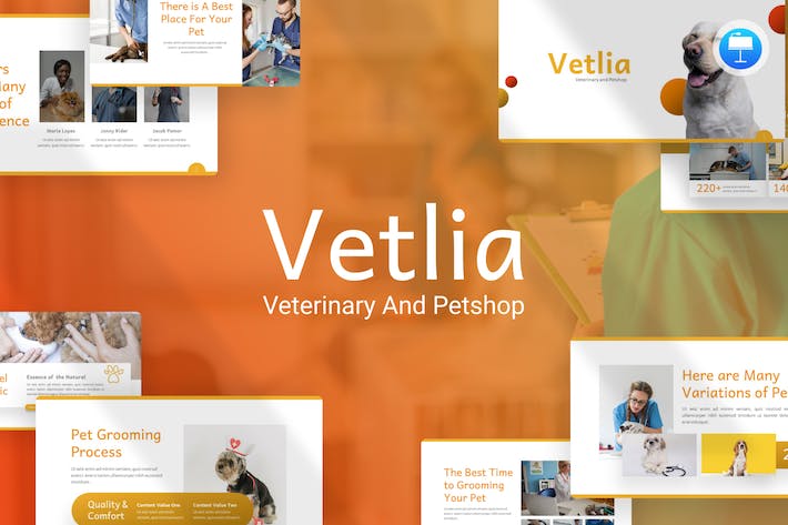 Vetlia-veterinary-and-petshop-keynote-template- PPT派