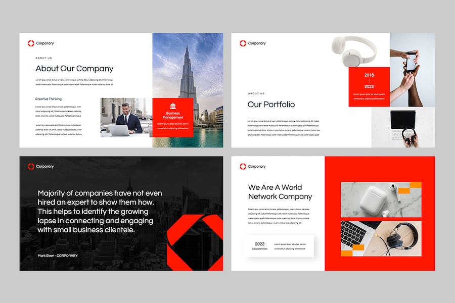 企业核心业务主旨Keynote演示模板 - PPT派