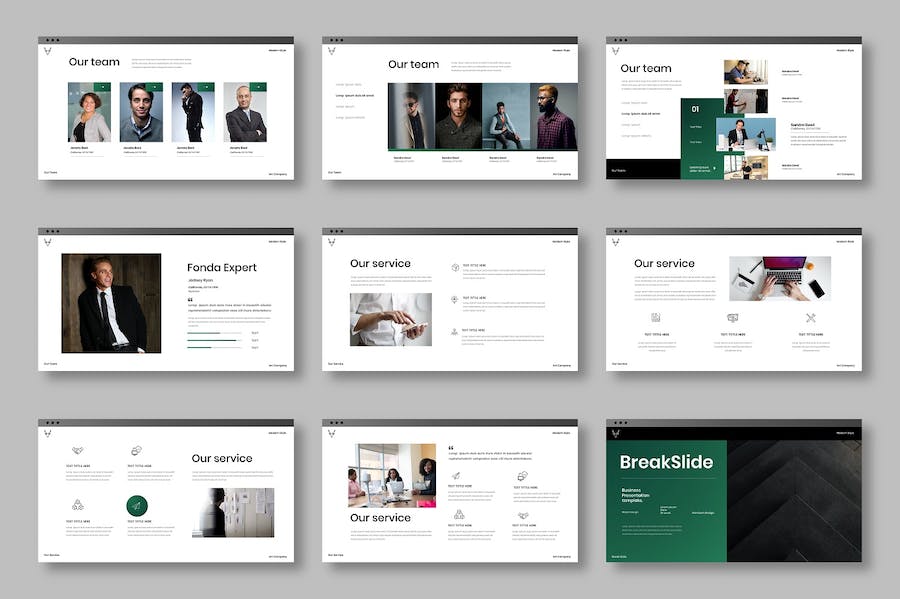 商务企业产品服务介绍推广Keynote模板 - PPT派