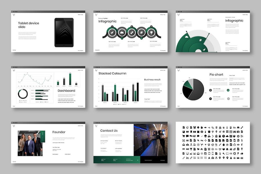 商务企业产品服务介绍推广Keynote模板 - PPT派