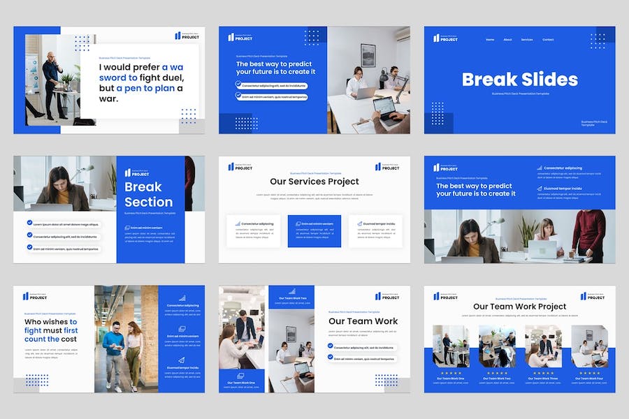 企业项目管理策划推介运营方案展示规划PPT模板 - PPT派